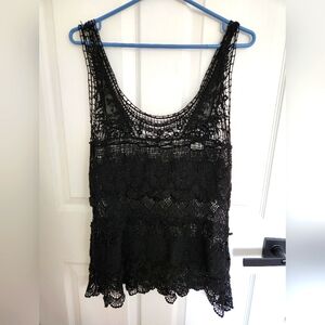 Lace top bikini or cover up